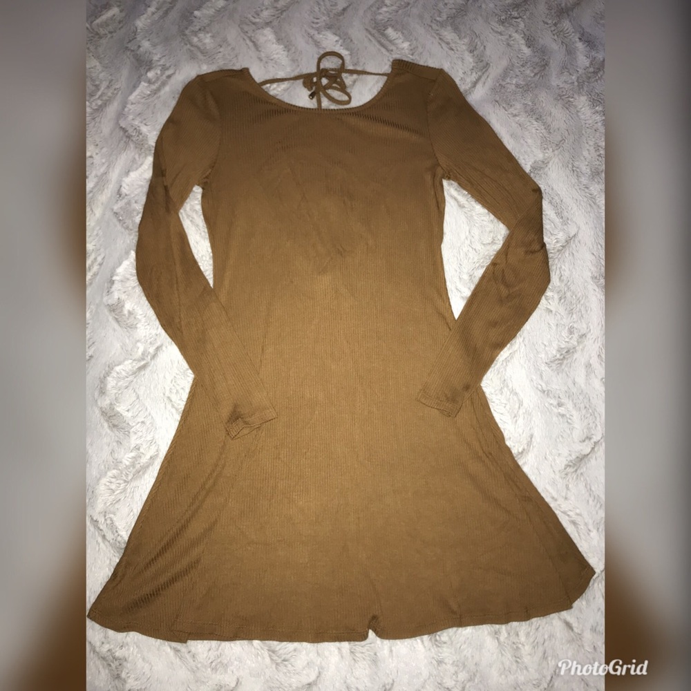 Burnt yellow dress